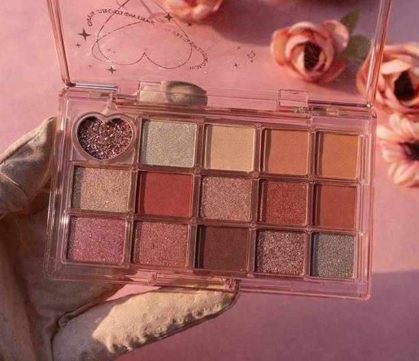 SIZLLIK Korean Eyeshadow Palette Smooth Pigmented Shades for Everyday Makeup Use 14 g