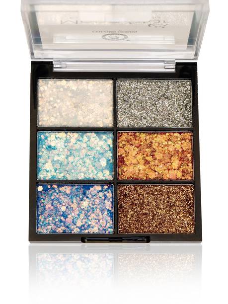 COLORS QUEEN Moon Star Eyes , Face & Body Glitter Eyeshadow Palette 15 g