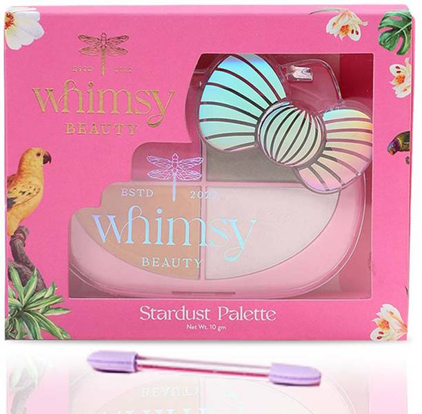 Whimsy Beauty Stardust Eyeshadow Palette | Glitter & Shimmer Eye Makeup for Kids & Pre-Teens 10 g
