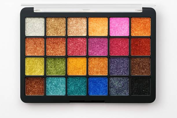 OB BEAUTY HD face and eye glitter eyeshadow palette + face body pressed glitter eyeshadow 24 g