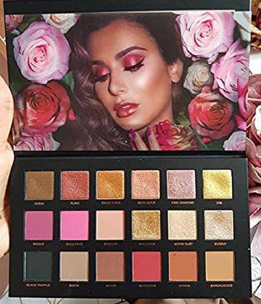 vnz Rose Gold Remastered Eyeshadow Palette With Metallic Finish (18 Shades) 150 g