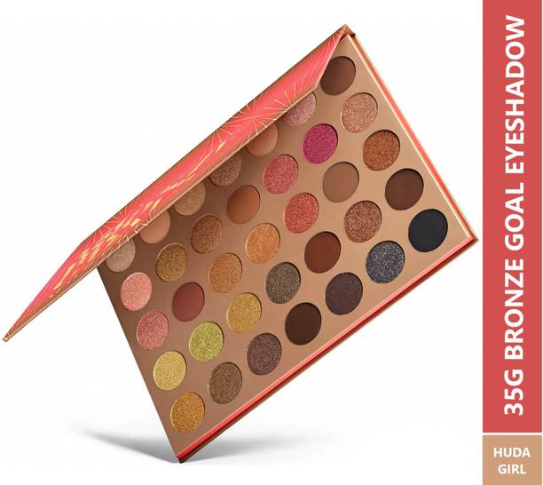 Huda Girl Beauty 35G Bronze Goal Edition Shimmer Eyeshadow Palette - 35 Shimmer Shades 50 g
