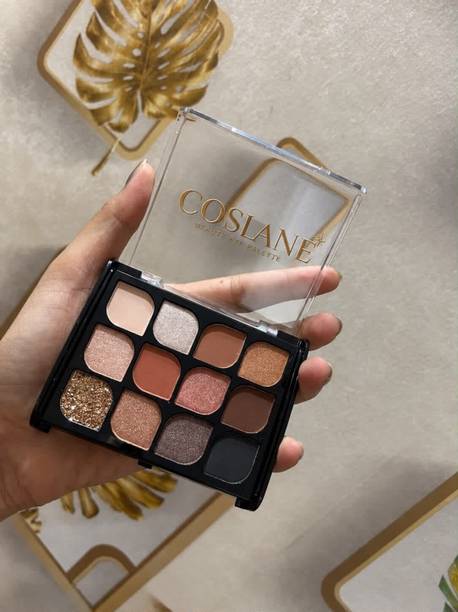 coslane 12 Color Cosmetic Eye Palette Beginner Friendly 20 g