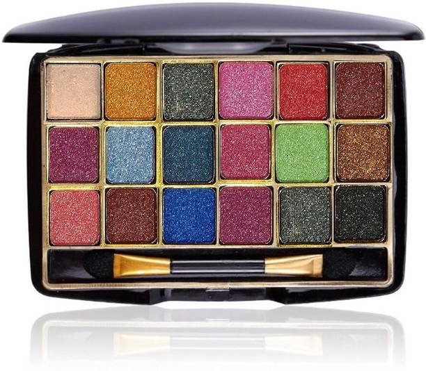 huda.bb 18 Color mini eyeshadow Shimmer Glitter & Pigmented Colors 10 g
