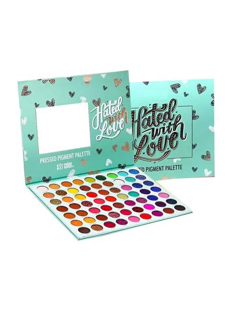 HUDA CRUSH Beauty 63-Color Hated with Love glitter eyeshadow palette Kit with Mirror 120 g