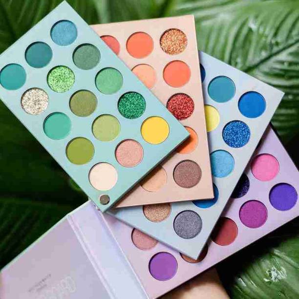 House Of Huda 60 Colors Matte & Shimmery Pigmented Beauty Glam EyeShadow Palette 60 g 60 g
