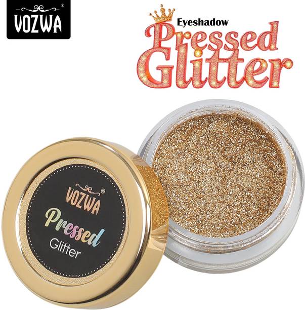 VOZWA Pressed Glitter Eyeshadow Palette | Long Lasting | Waterproof 6 g