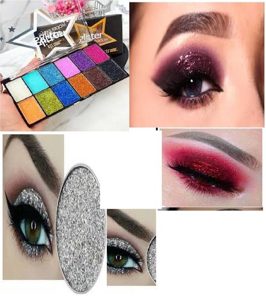 Luipui glitter multi color eye shadow pack of 1 21 g