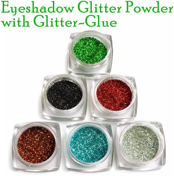 vizo Small set of 6 colors Glitter powder eye shadow 6 g