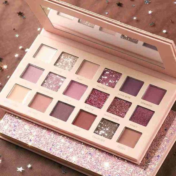 House Of Huda Color Icon 18 Colors Pigmented Nude Beauty EyeShadow Palette18 g (Nude Blushed) 18 g