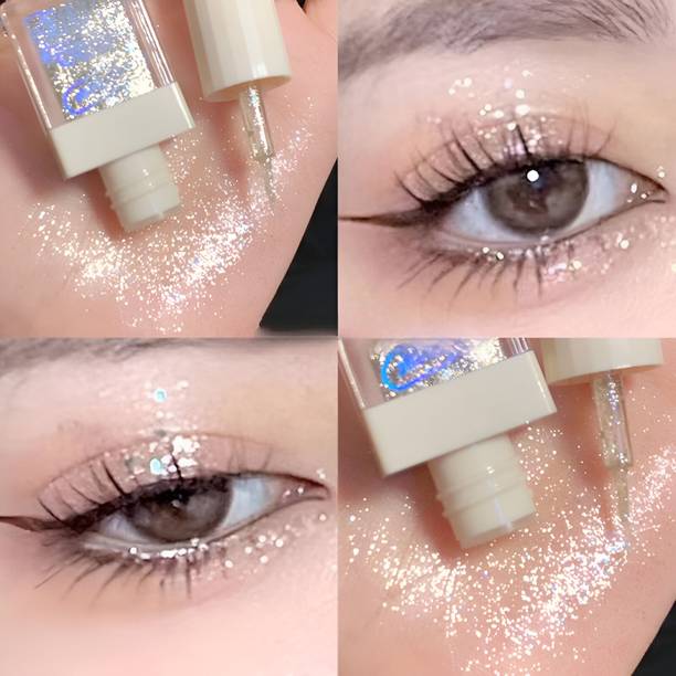GEGE BEAR Shimmer Eyeshadow Liquid with Pastel and High Shine Glow [Pcak 1] 4 g