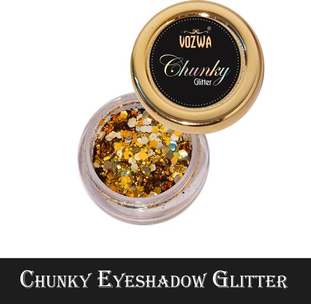 VOZWA Beautiful Golden Chunky Eyeshadow Glitter 4 g