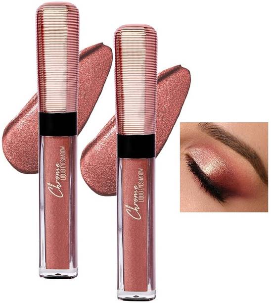 tanvi27 New Chrome Liquid Metallic Rose Gold Eyeshadow Get Glitter Glow 14 ml