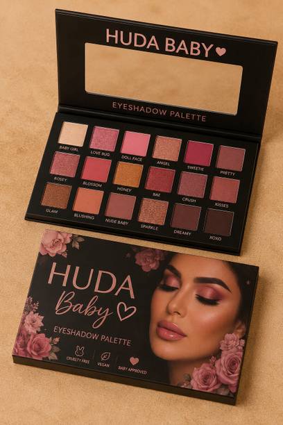HUDA BABY Rose Gold Glam Eyeshadow Palette 18 g