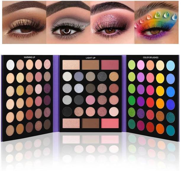COSLUXE UCANBE Pretty All Set 2 Eyeshadow Palette,86 Colors Makeup Kit Matte Shimmer Eye Shadow 86.4 g