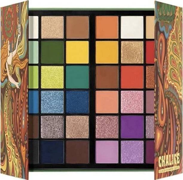 DEQNAIL Chalice 36 Color Eyeshadow Palette, Eyeshadow Matte Shimmer Finish 30.8 g