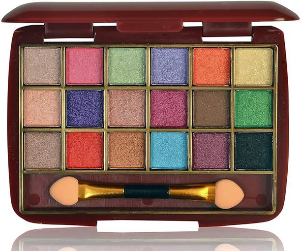 WECHARMERZ 18 Color Glitter mini Eyeshadow | Provides Shimmer And Shine 10 g