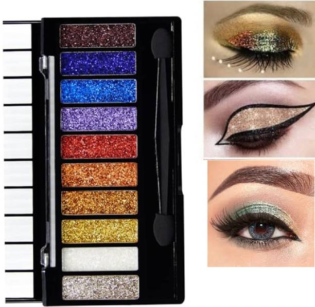 Luipui LONG LASTING 10 COLOR GLITTER EYESHADOW 12 g
