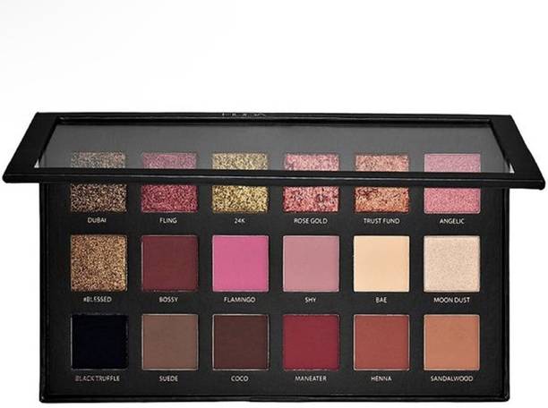 HUDA BABY Edition 18 Colors Rose Gold Remastered Beauty EyeShadow Palette (Rose Gold) 18 g