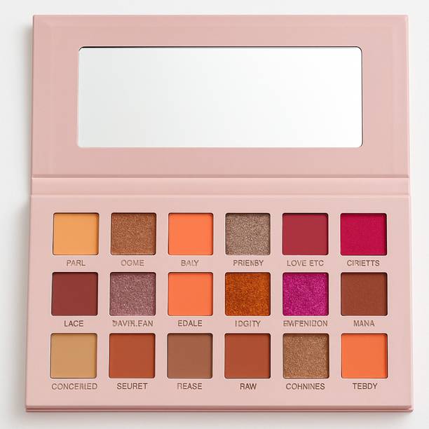 Winble 18-Color Nude Eyeshadow Palette 18g | Shimmer & Matte Eye Makeup 18 ml