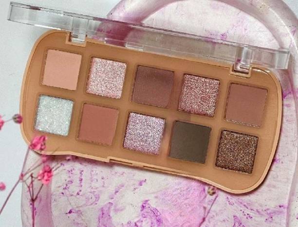 Latixmat Professional 10 Color Pigmented Beauty Palette Eye Shadow 15.5 g