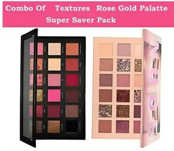 MR. HUDA 36 Shades Trending Iconic Eyeshadow (Set of 2 Multicolour 18 Shade Each Palette) 70 g