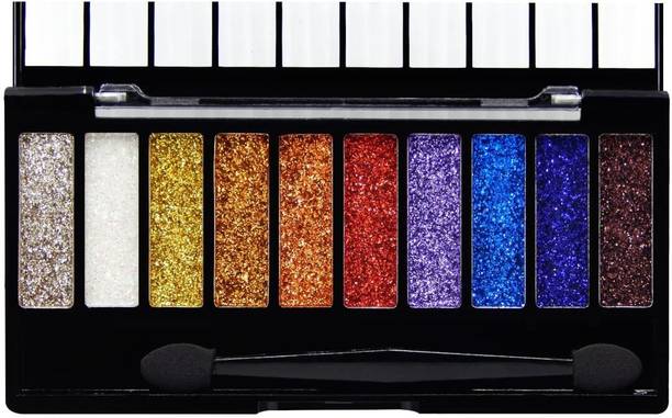 Cosluxe Glitter Eyeshadow Palette ,10 Colors Sparkle Shimmer Eye Shadow Palette (03) 13 g