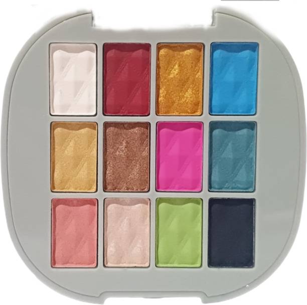 WECHARMERZ 18 Color eyeshadow Shimmer Glitter & Pigmented Colors, 9 g