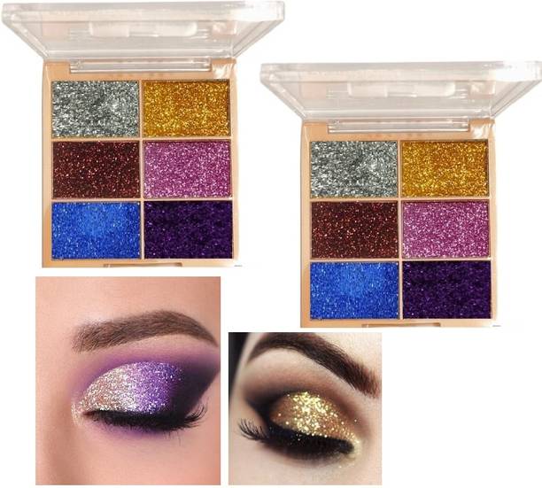 Latixmat Glitter eyeshadow palette pack of 2 30 g