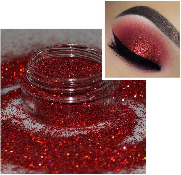 MYEONG Magic Mirror Powder Eyeshadow Red Glitter Metallic Sequins Super Powder 2 g