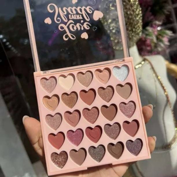 FRILWING 25 Heart Inspired Eyeshadow Shades for Flirty and Charming Looks 28 g