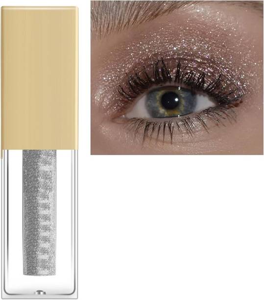 AFARAXIA Silver Waterproof Long Lasting Glitter Highlighter Shiny Eye Shadow 4 g