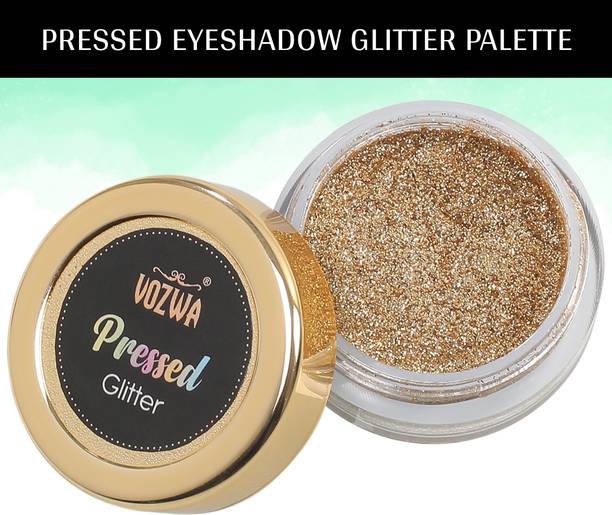 VOZWA Pressed Eyeshadow Glitter Palette face makeup | Waterproof Eye Shadow Palette 6 g