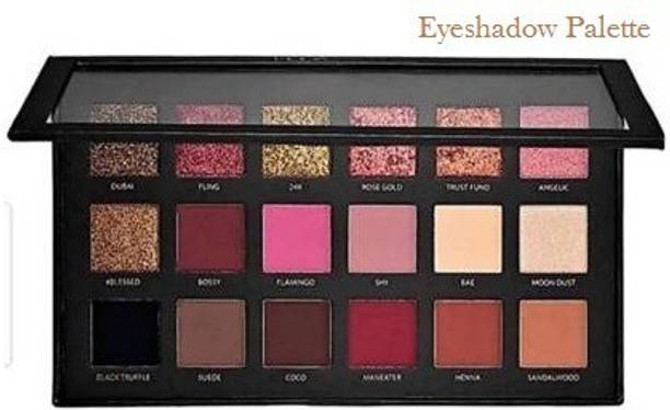 J & F Rose Gold Edition Eyeshadow Pallete - 18 shades ( Multicolor ) 5 g