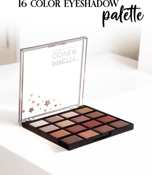 PRETTY COVER Nude Eyeshadow Palette | Highly Pigmented Matte & Shimmer Shades 14 g