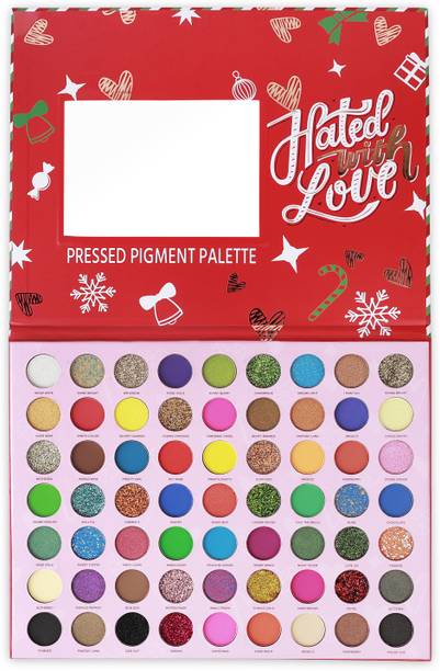 BLUSHIS HATED WITH LOVE | Eyeshadow Palette | Matte and Shimmery Finish shades 200 g