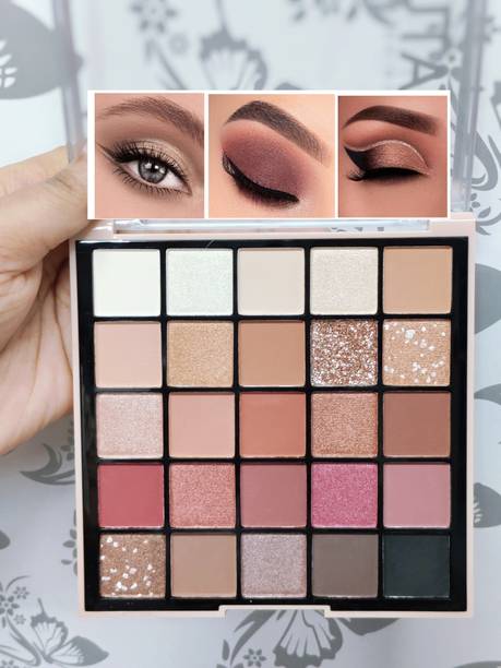 GULGLOW99 Long Lasting Eye Shadow Palette Long Wearing 25 Color Eyeshadow Palette 36 g