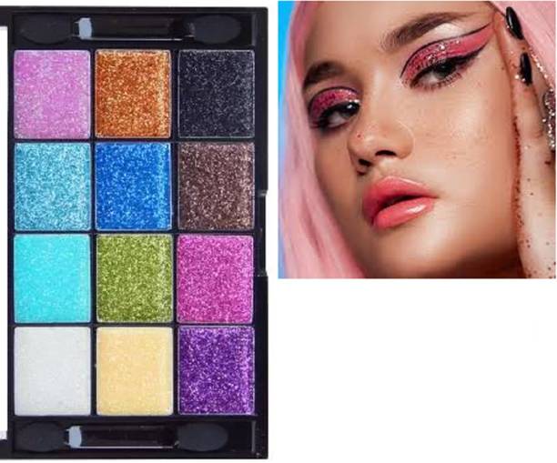 Luipui BEST GLITTER EYESHADOW PALETTE PACK OF 1 21 g
