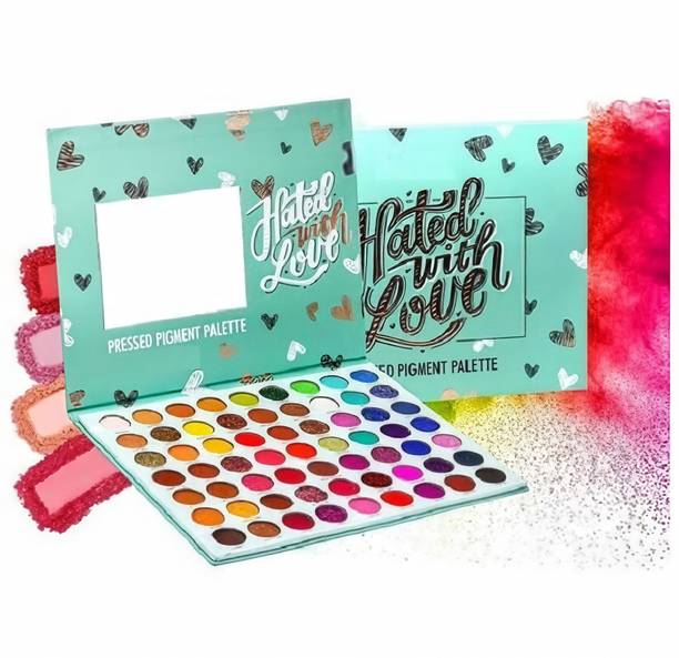 HSQ "Color Storm" 63 Shade Mega Eyeshadow Palette – Matte, Glitter & Metallic Mix 63 g