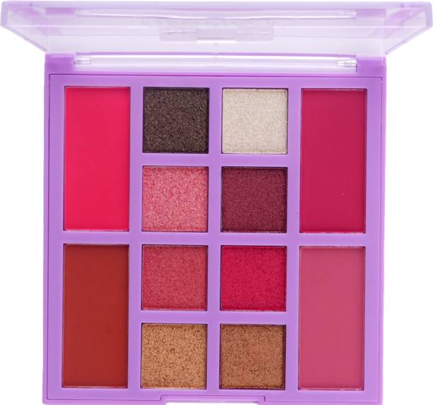 Beauty Berry 12 Color Matte & Eyeshadow Palette with Blusher & Highlighter 20 g