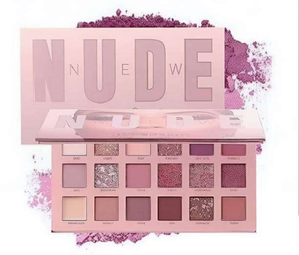 we ensign 18 Color Matte + Shimmer Nude EyeShadow Eye Shadow Palette 18 ml