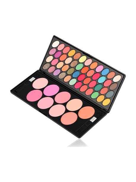 HUDA CRUSH Everything Eyeshadow Palette With Brush – Glitter, Matte Shades for Makeup 233 g