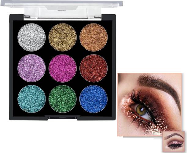 Arcanuy Make-up Water proof Glitter Eye shadow Palette For Girl & Woman 26 g