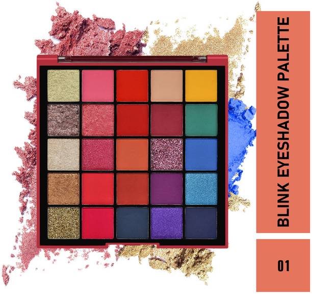 MATT LOOK 25 Colors Blink Eyeshadow Palette High Pigment Superstay Blendable Waterproof 26 g