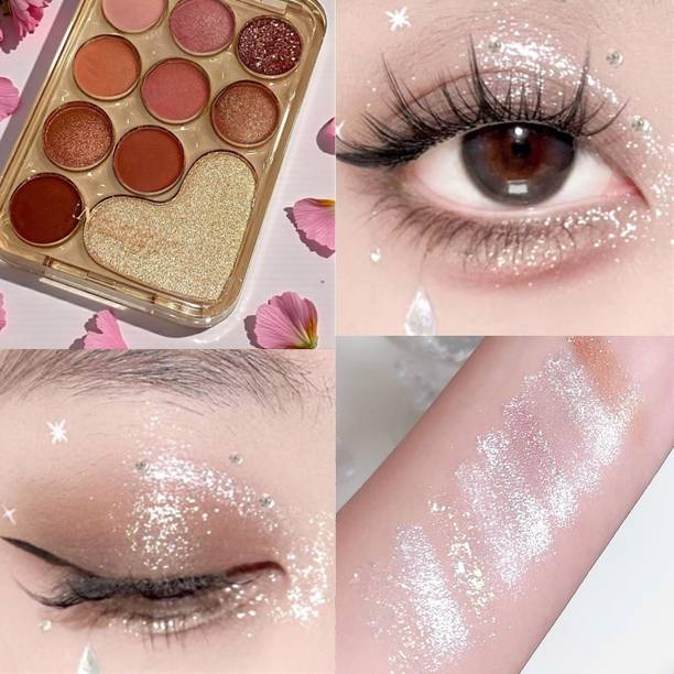 DARYUE 9 colors Eyeshadow Korean Palette Eye Glitter Makeup 9 ml