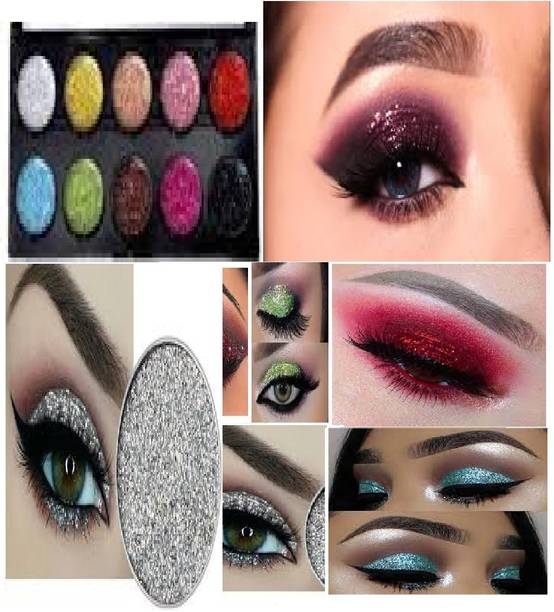 Luipui glitter multicolor eye shadow pack of 1 best for women 21.88 g