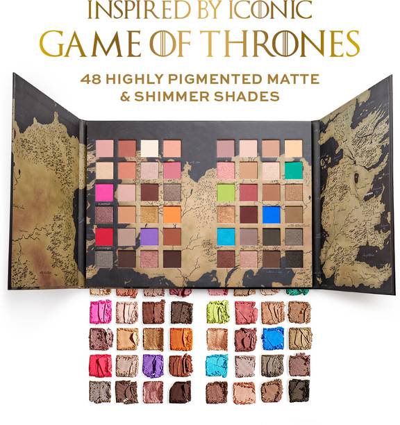 Makeup Revolution X Game of Thrones Westeros Map Palette Matte & shimmer For Party Wear Makeup 48 g