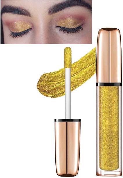 tanvi27 Long Lasting Waterproof Gold Liquid Eyeshadow Quick-drying Glitter Shimmer 7 ml