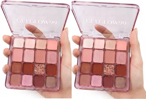 GULGLOW99 Combo Eyeshadow Palette | Waterproof & High Pigment Matte Finish 29 g