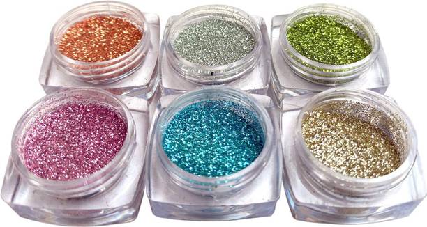 vizo Sparkling 6 Color Eyeshadow Glitter Powder 6 g